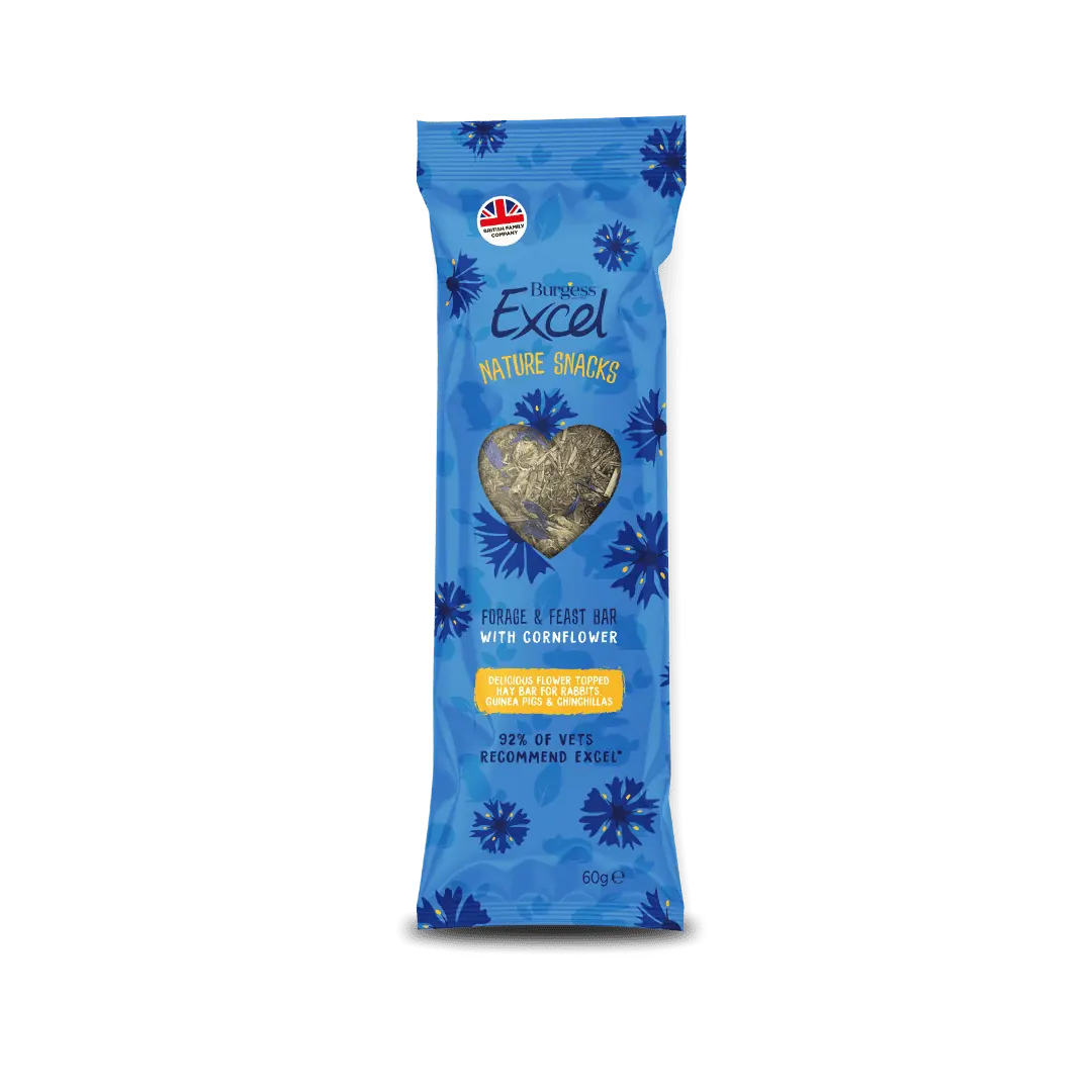 Excel Forage & Feast Hay Bar with Cornflower