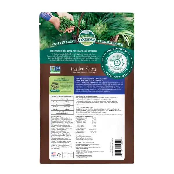Oxbow Garden Selection Adult Rabbit Food