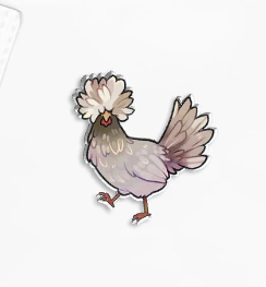 Fluffy Hen Pin