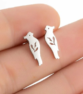 Cockatoo Stud Earrings