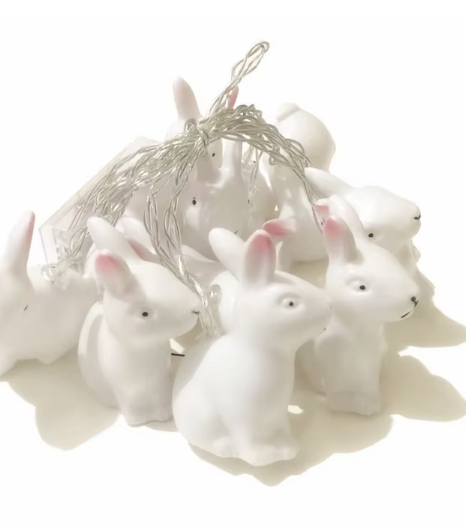 Rabbit-shaped Tree Lights - Three Colour Options Coloured - Festive Season 2025