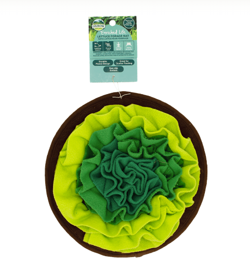 Lettuce Forage Mat - OXBOW Enriched Life - Snuffle Mat