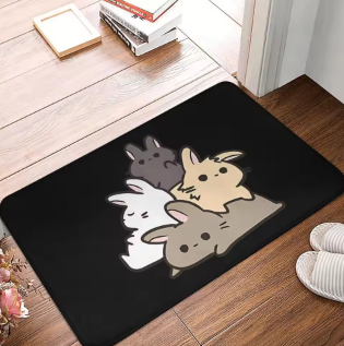 Bunny Stack Bathmat
