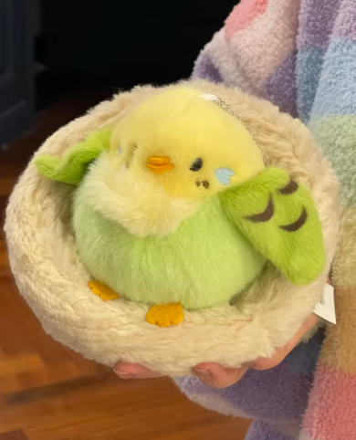 Plump Budgie Plush Toy
