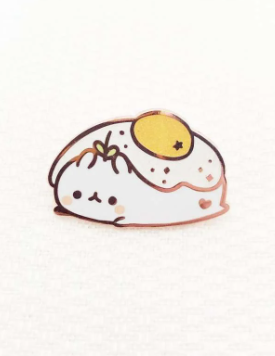 Egg Bunny Enamel Pin