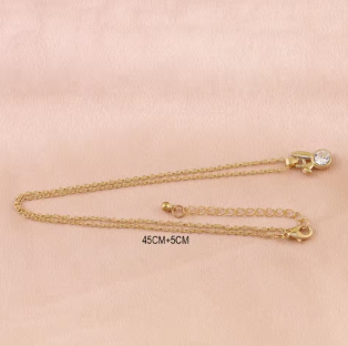 Gemmed Rabbit Head Necklace