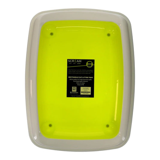 Rectangle Litter Tray - Yellow