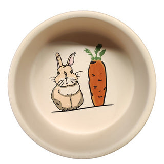 Ceramic rabbit bowl sale