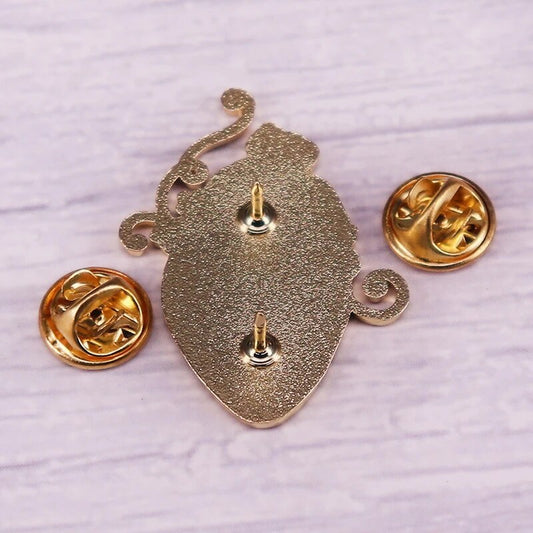 Strawberry Bunny Enamel Pin