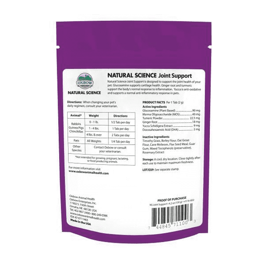 Oxbow Natural Science Joint Support