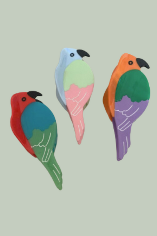 Bright Parrot Hair Clip