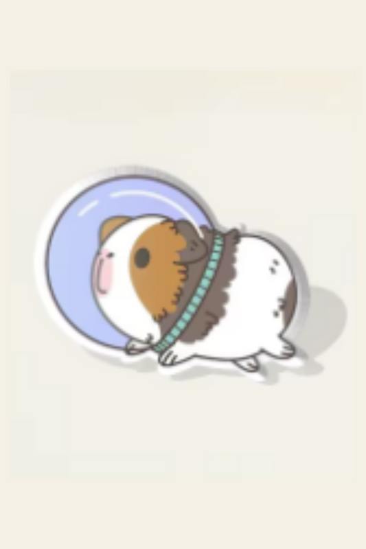 Astronaut Guinea Pig Pin