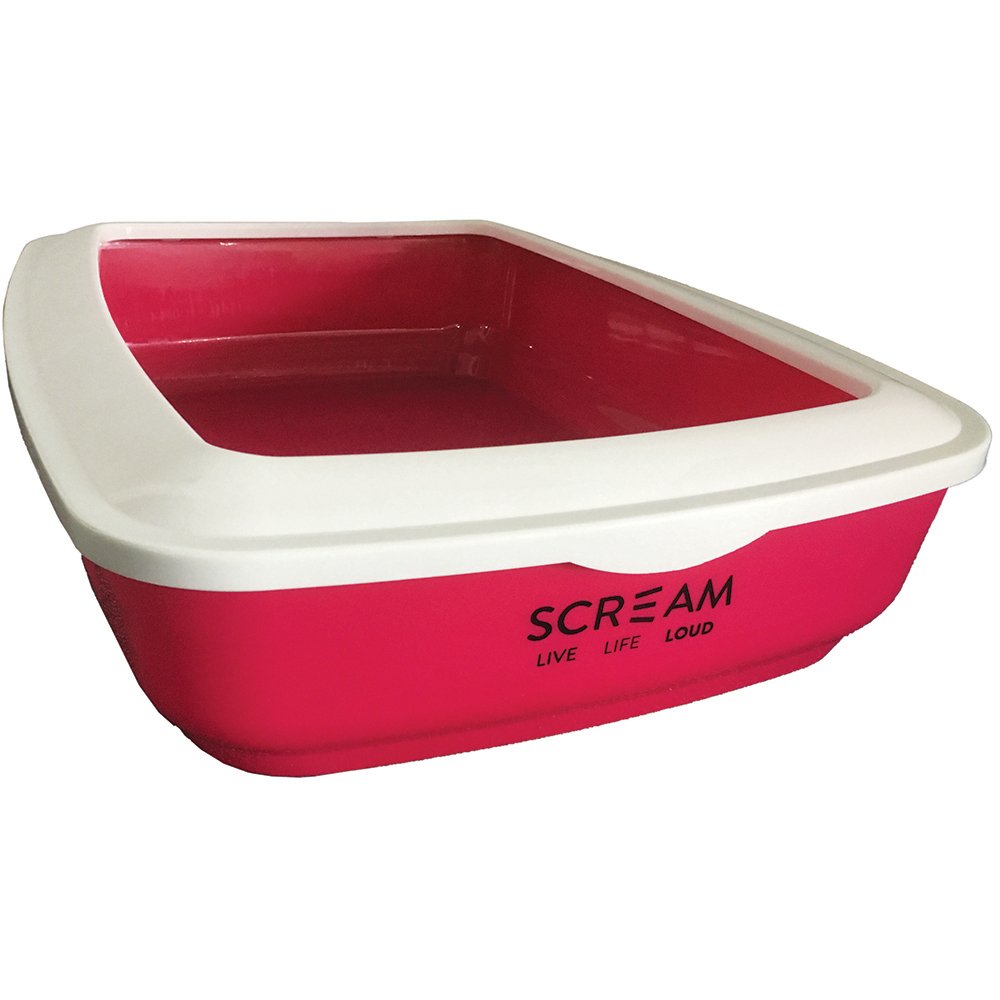 Rectangle Litter Tray - Pink