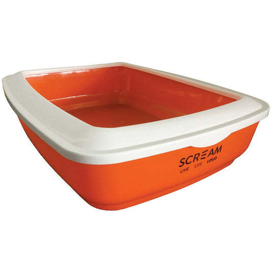 Rectangle Litter Tray - Orange