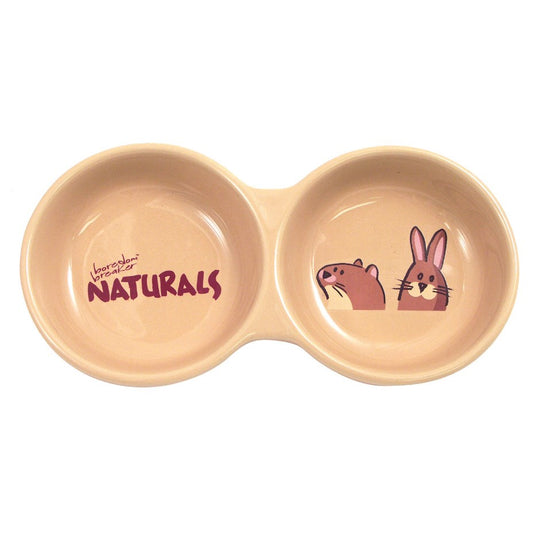 Double Small Animal Bowl