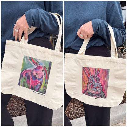 Double-Sided Tote Bags - Aussie Artist Prints