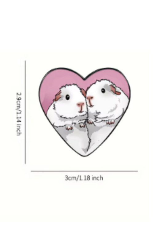 Guinea Pig In Heart Pin