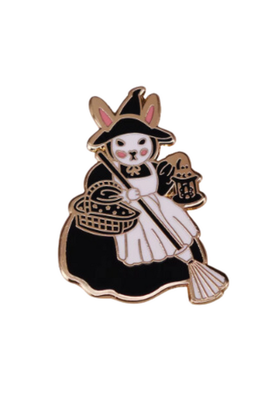 Witchy Rabbit Pin - Halloween 2024