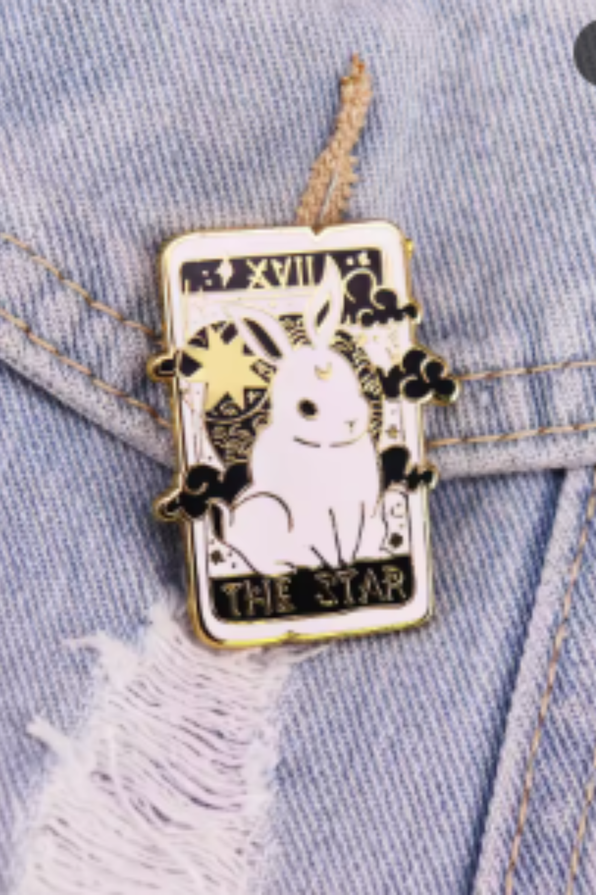 White Rabbit "The Star" Pin