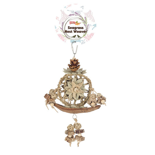 BeakJoy Seagrass Nest Weaver Toy