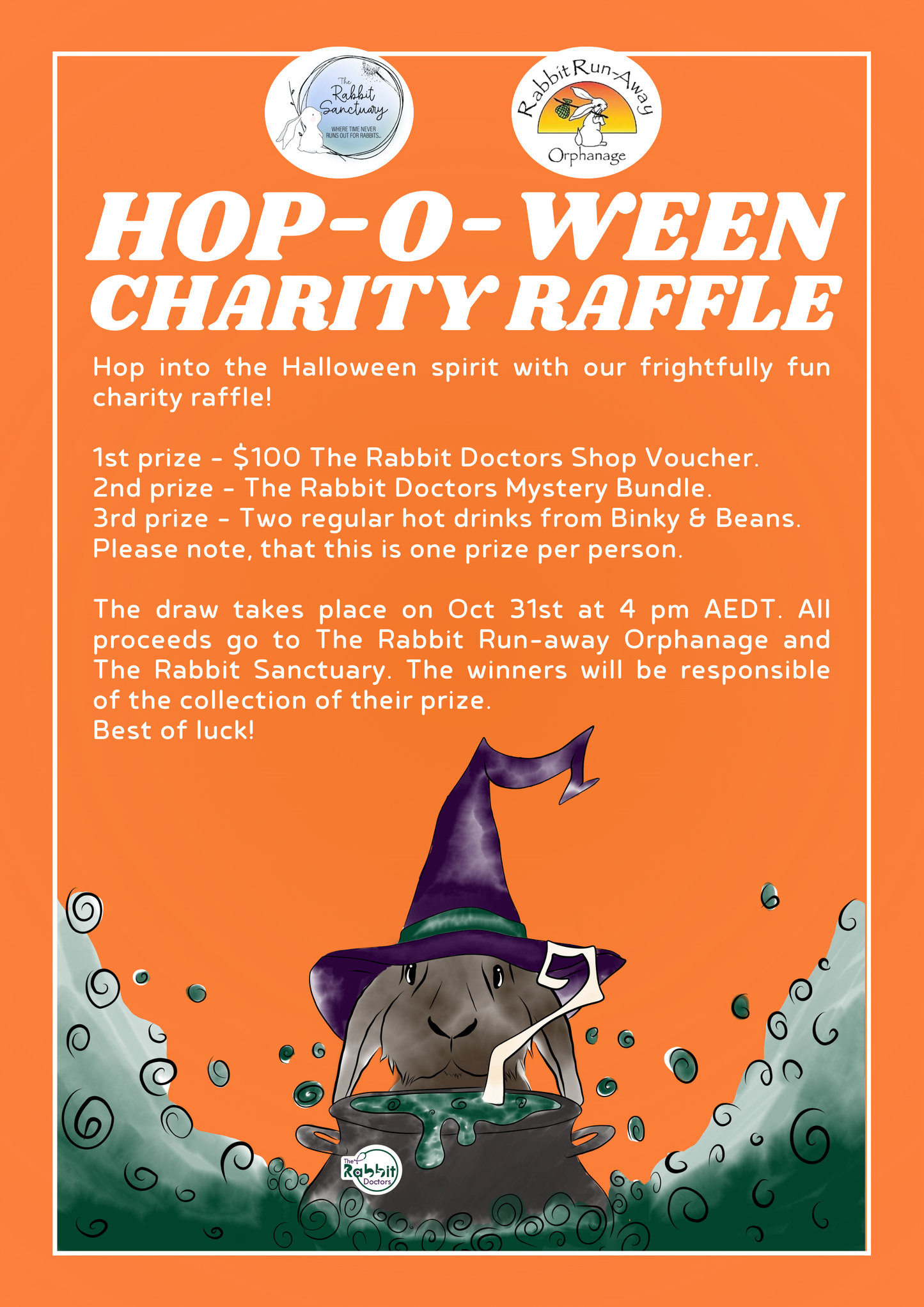 Hop-O-Ween Charity Raffle - Halloween 2024