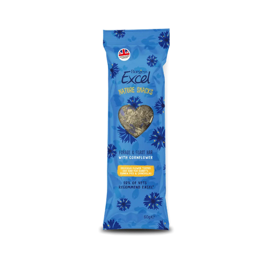 Excel Forage & Feast Hay Bar with Cornflower