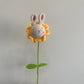 Crochet Bunny Flower Stem - 1 Stem