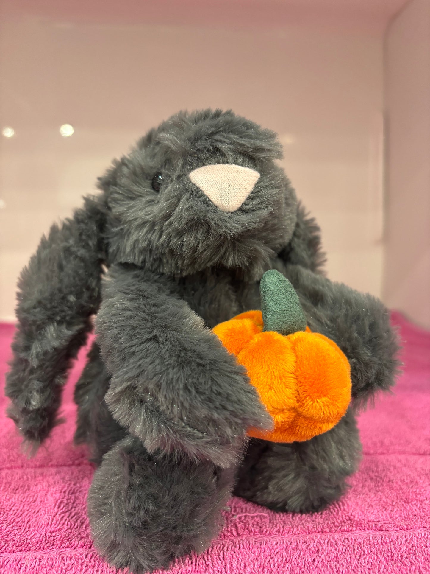 Bunny With Pumpkin Plush Toy - Halloween 2024