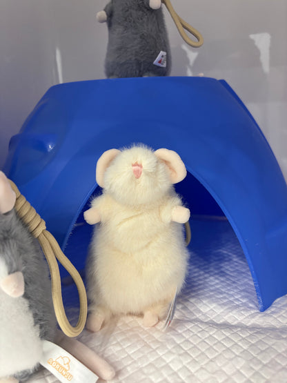 Standing Plump Rat Plush Toy