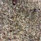 New Years Kiss - Oaten Hay Chaff, Red Clover, Peppermint, Dill, Elderflower, Licorice Root, Rose Petals & Raspberry Leaf