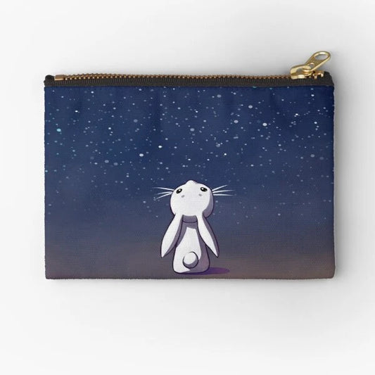 Star Gazing Bunny - Zipper Pouch