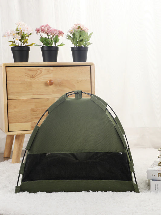 Fabric Pet Tent - Khaki