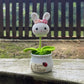 Crochet Rabbit Flower in Pot