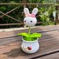 Crochet Rabbit Flower in Pot