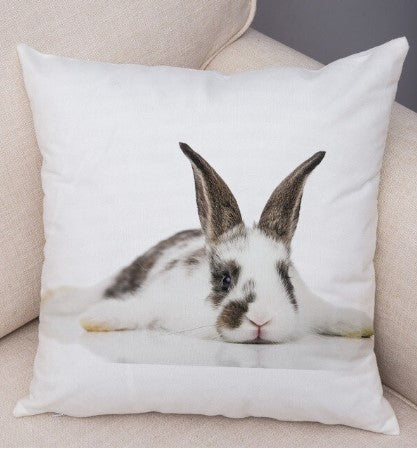 Exhausted Bunny - Square Pillow Case