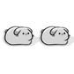 Bunny Loaf Stud Earrings - 1 pair