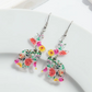 Floral Rabbit Earrings