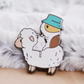 Guinea Pig & Llama Cut-out Pin