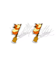 Witchy Guinea Pig Stud Earrings - Halloween 2024