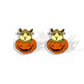 Jack-O'-Lantern Guinea Pig Stud Earrings - Halloween 2024