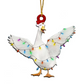 Duck Wrapped In Lights Tree Decorations - Festive Season 2024