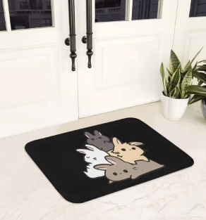 Bunny Stack Bathmat