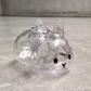Transparent Bunny Keepsake Keyring