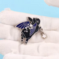 Black Bat Bunny Enamel Pin
