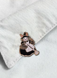 Witchy Rabbit Pin - Halloween 2024