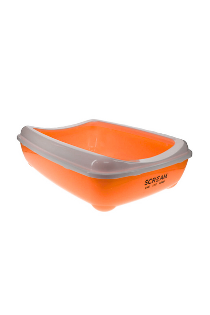 Rectangle Litter Tray - Orange