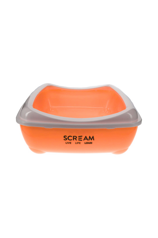 Rectangle Litter Tray - Orange