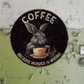 Coffee Because Murder Is Wrong - Metal Decorative Sign