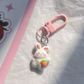 Bunny Keyring - Bunny with Carrot Bag