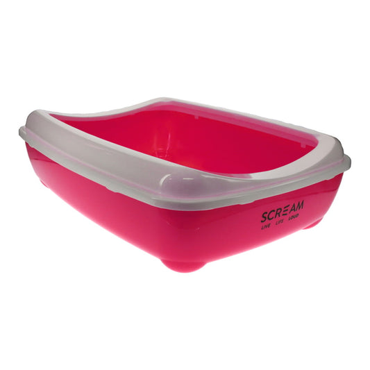 Rectangle Litter Tray - Pink